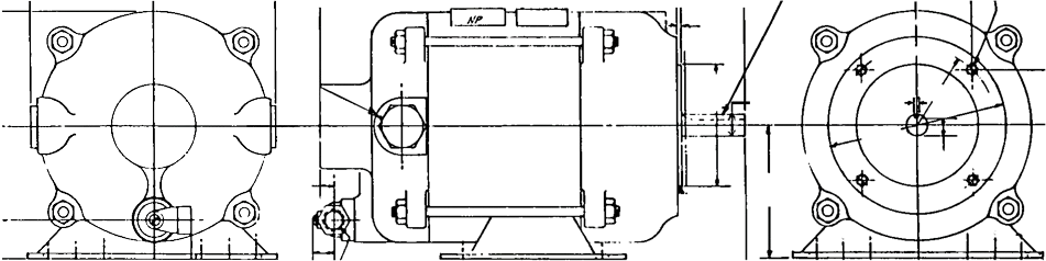 Explosion Proof Motors CAD drawings